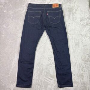 Levis 512 Jeans Mens 36x30 (36x29) Navy Blue Slim Fit Tapered Leg Dark Wash